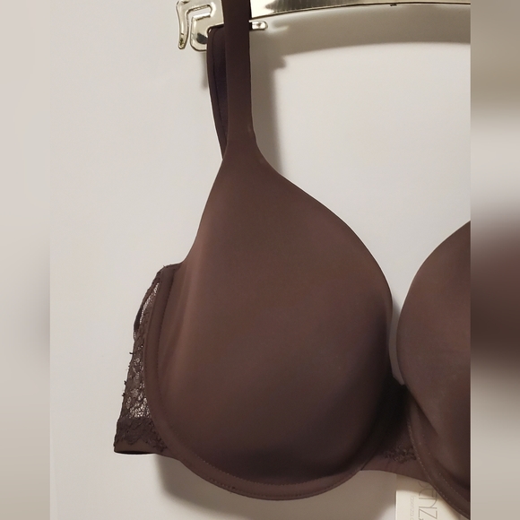 2/$36 👙 38c dark brown so free bra with lace wing - Picture 7 of 9